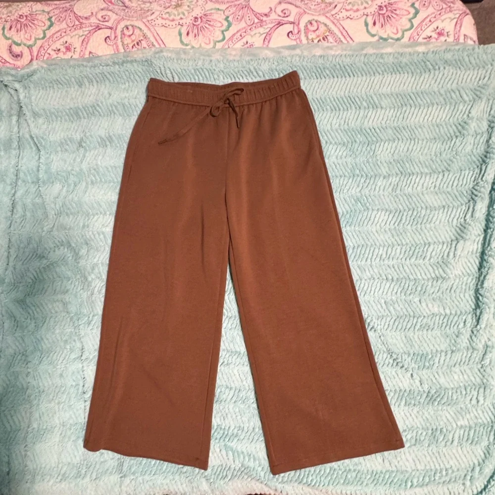 EVALESS Two Piece Women Lounge Set in Coffee 2X - Picture 10 of 16